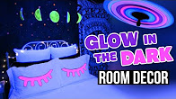 DIY Glow In The Dark ROOM DECOR! | Tumblr Inspired!