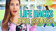 Back To School: DIY Life Hacks For School VIDEO