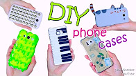 5 DIY Phone Case Designs – How To Make Slime, Pusheen, Piano, Map and Studded Phone Covers